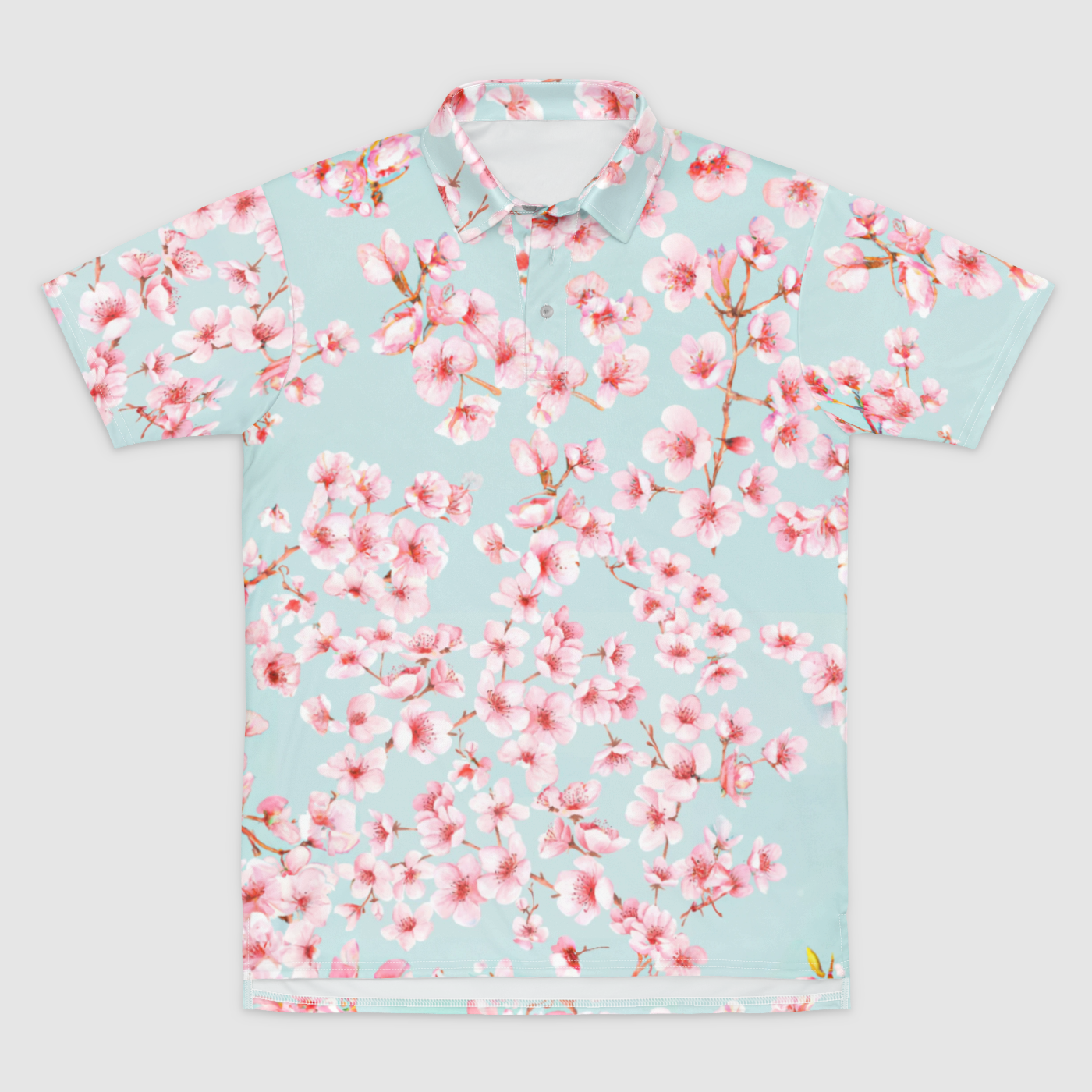 Cherry Blossoms Mens Polo Shirt