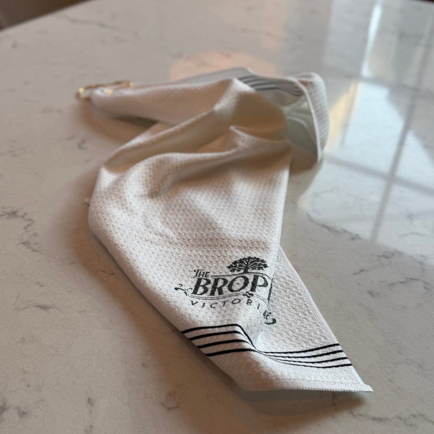 Golf Towel White/Black