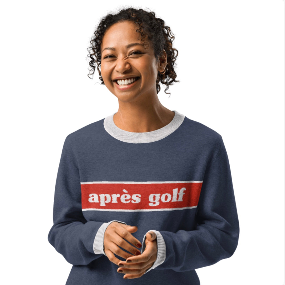 après golf sweater