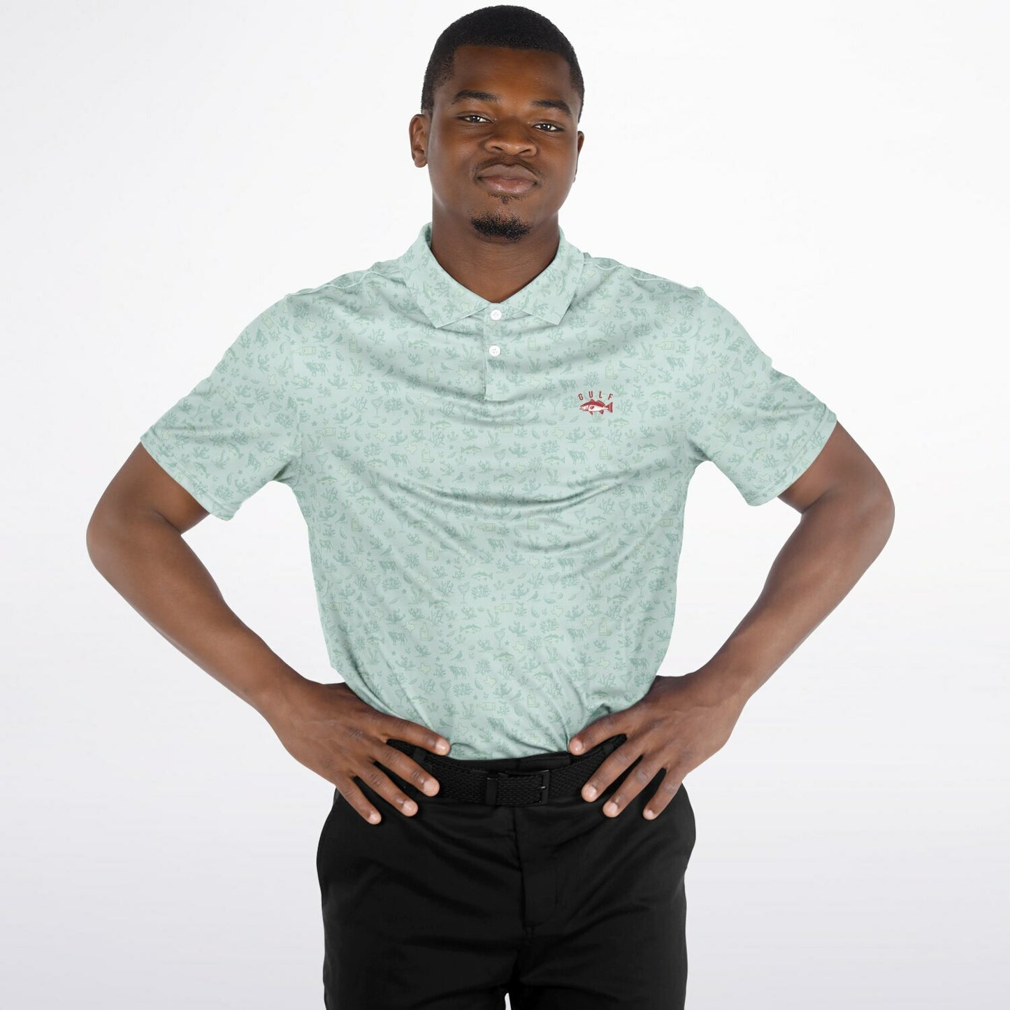 Gulf Coast DAY 2 Polo - Sea Green