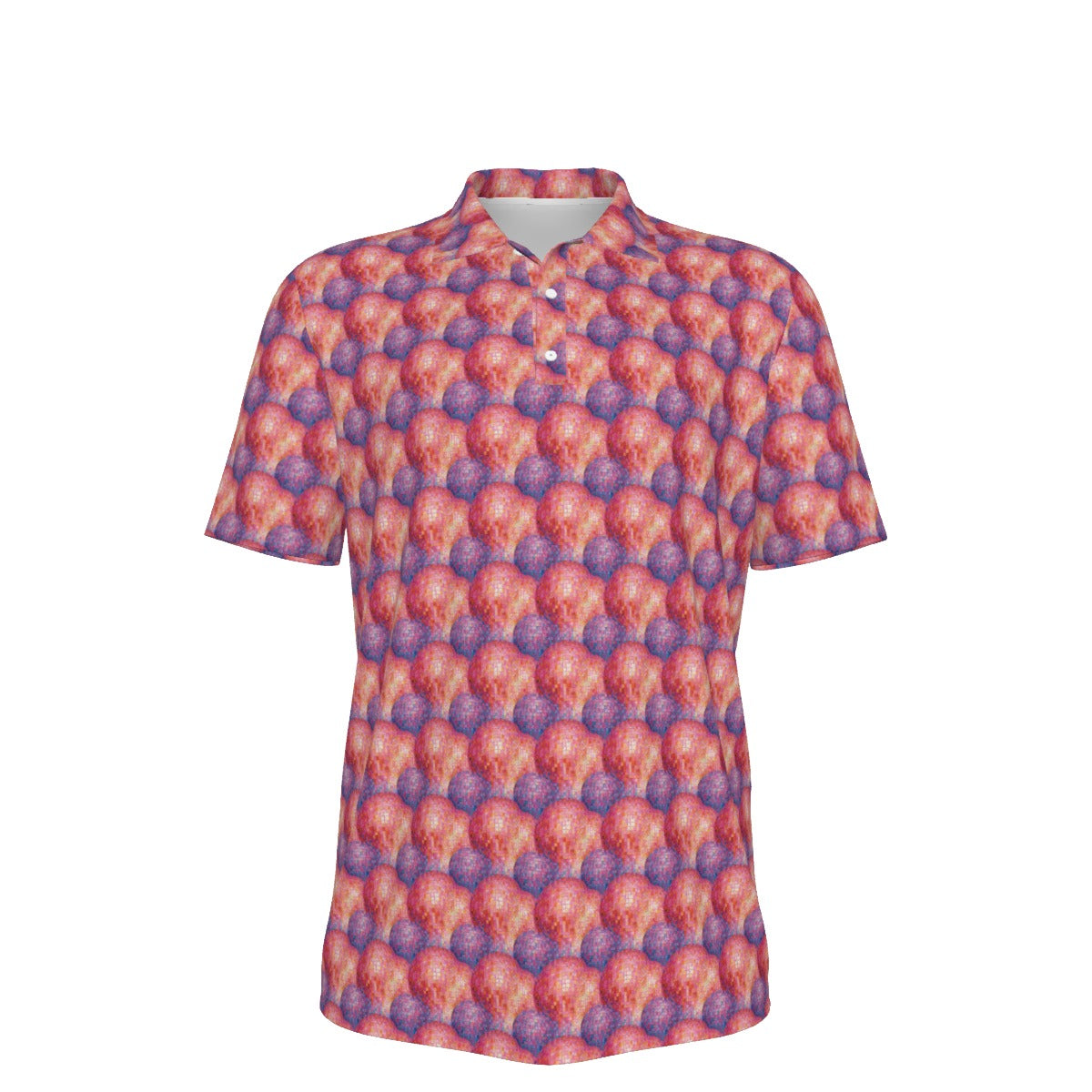 Pink Disco Balls Polo