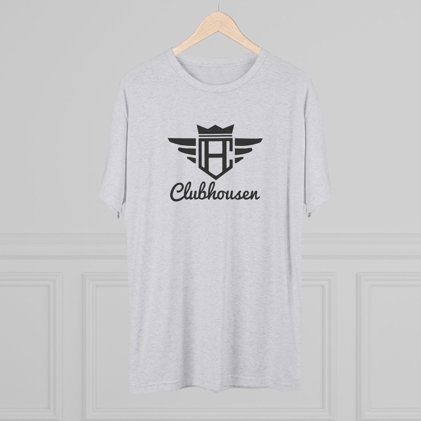 Clubhousen Logo Tee – Minimal Vintage Crest T-Shirt