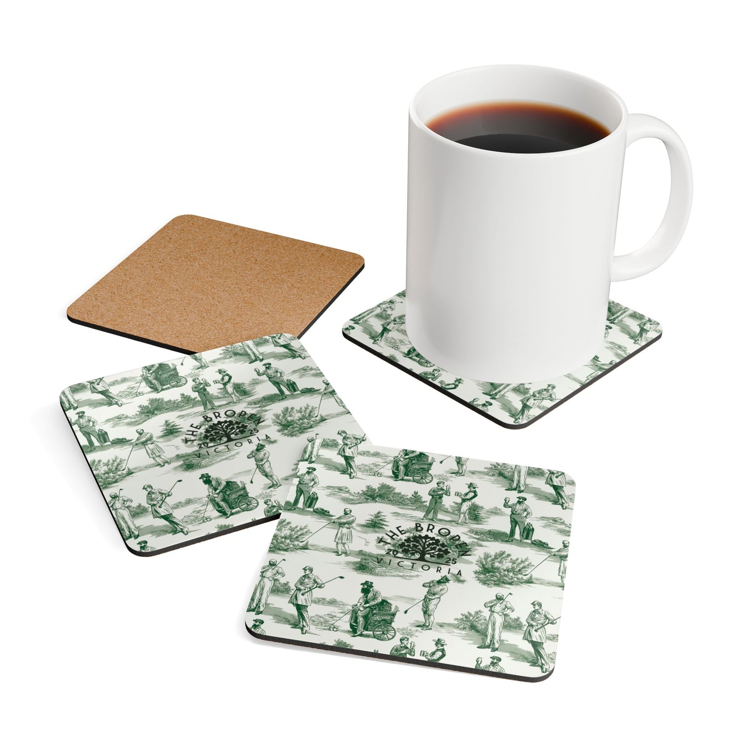 Corkwood Coaster Set