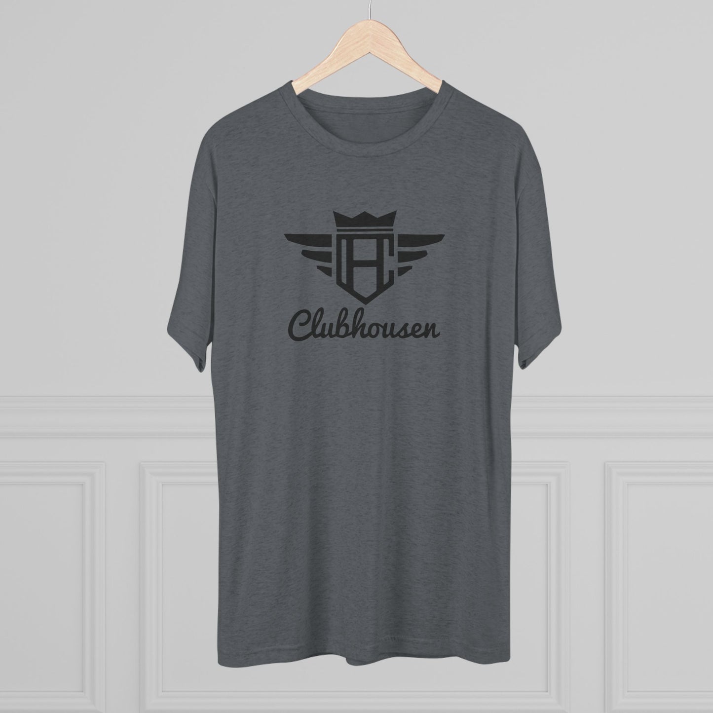 Clubhousen Logo Tee – Minimal Vintage Crest T-Shirt