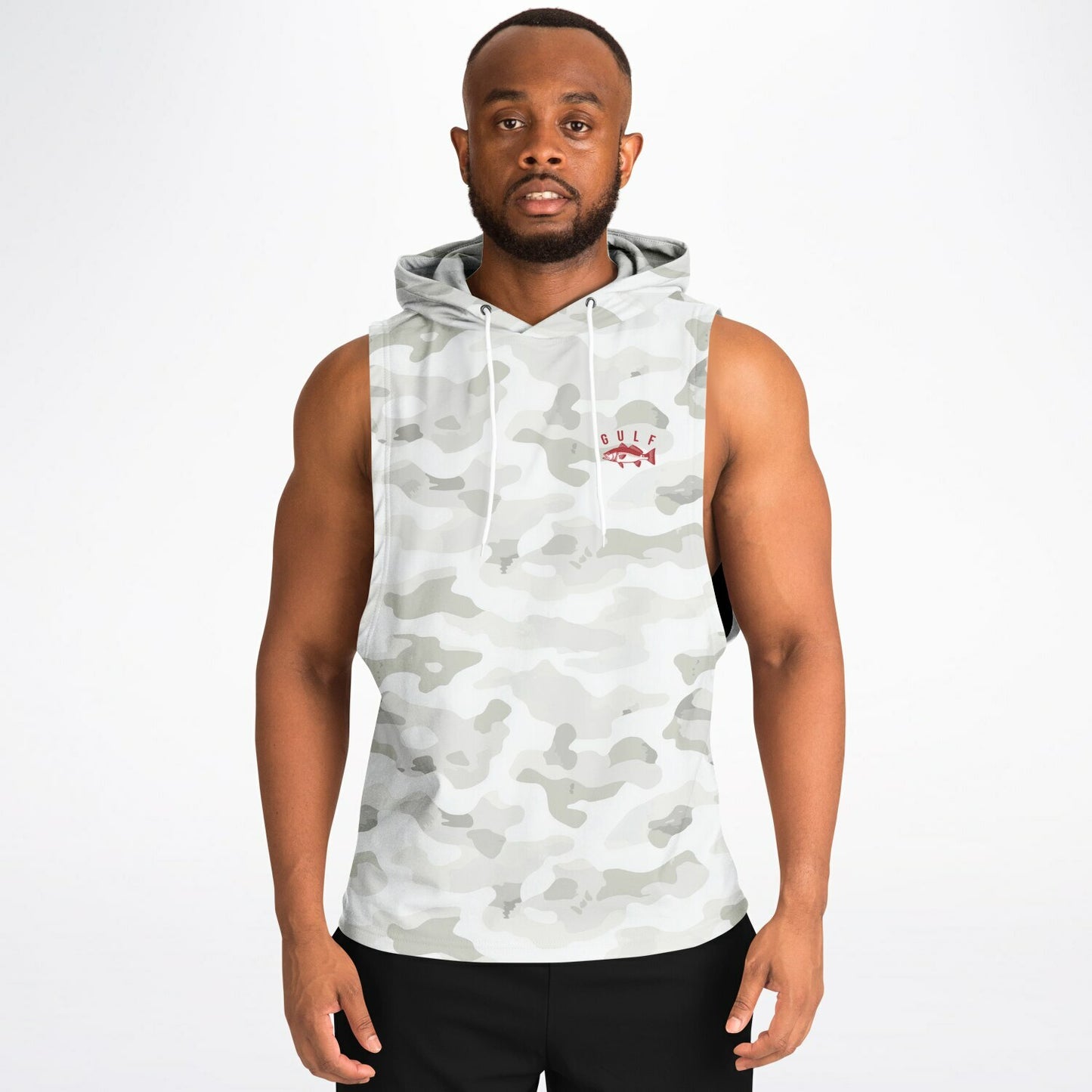Gulf Camo Drop Armhole Hoodie