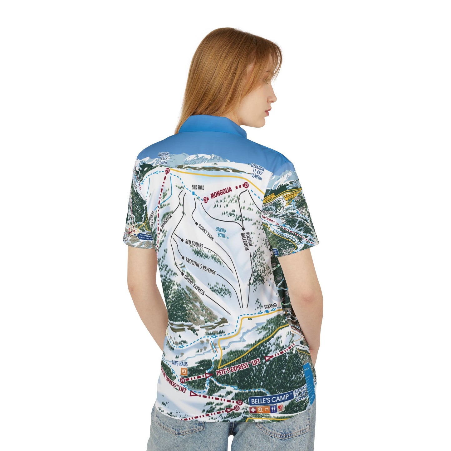 Vail Ski Map Polo