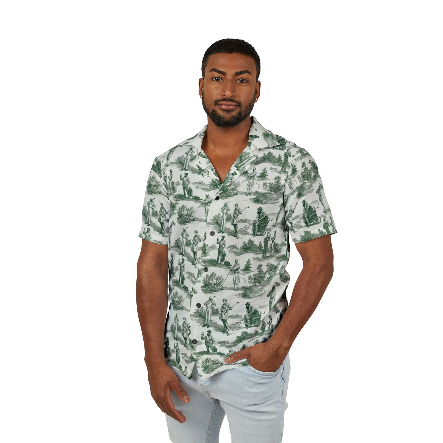 Men's Hawaiian Camp Shirt (AOP)