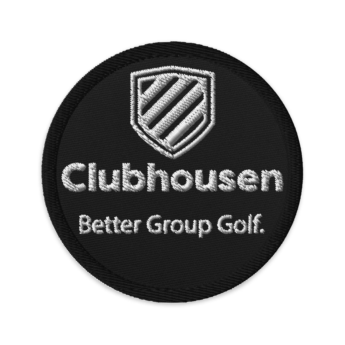 Clubhousen patch - black circle