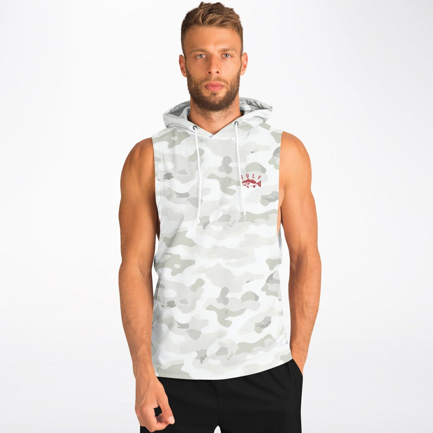 Gulf Camo Drop Armhole Hoodie