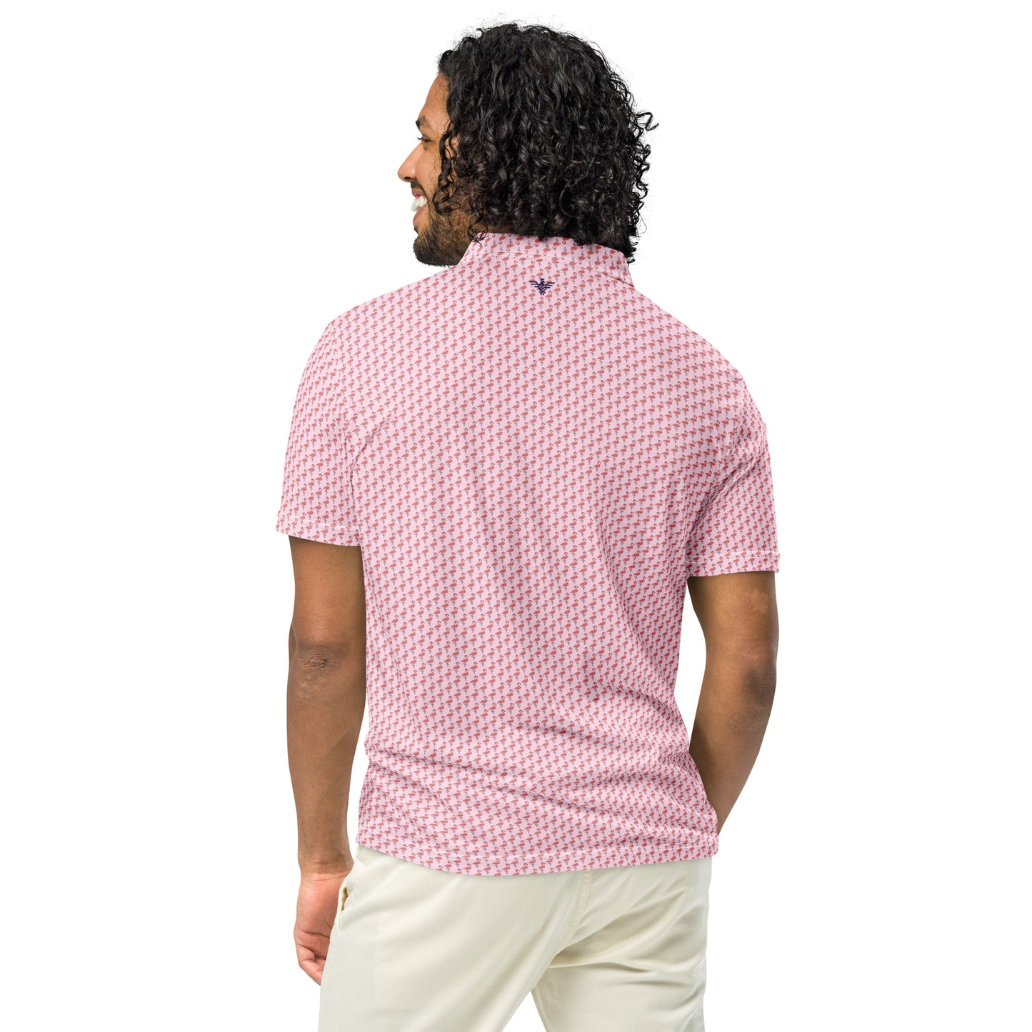 Flamingos! Performance Jersey Polo